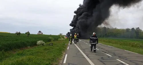 Camion-citerne accidenté dans l'Oise : le chauffeur en sort indemne