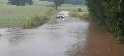 L'Arrageois touché par de fortes inondations cette après-midi
