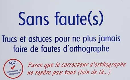 "Sans faute(s) " : le livre 100% ludique pour vous réconcilier avec...