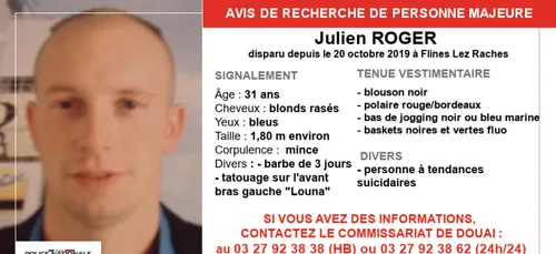 Disparition inquiétante dans le Douaisis