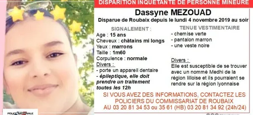 Avis de recherche à Roubaix