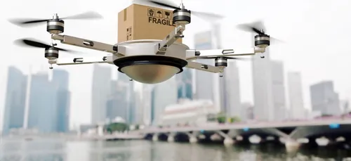 La livraison de colis par drones testée dans les Hauts-de-France