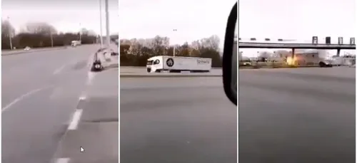 Un camion fou percute la barrière du péage de Chamant sur l'A1 : un...