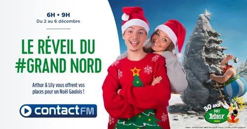 VOS INVITATIONS POUR UN NOËL GAULOIS AU PARC ASTÉRIX AVEC CONTACT FM