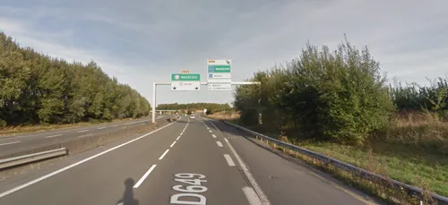 Une partie de la D649 entre Valenciennes et Maubeuge fermée ce lundi