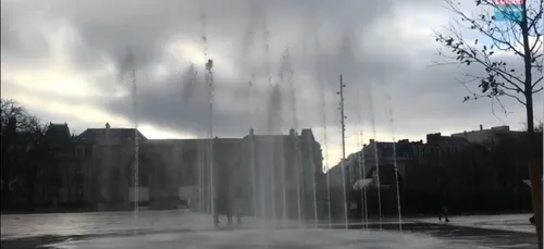 Des fontaines de 5 mètres de haut testées à Reims