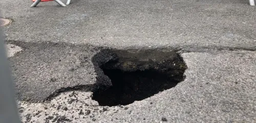 Amiens : Un nouveau trou s'est formé dans le quartier gare la vallée