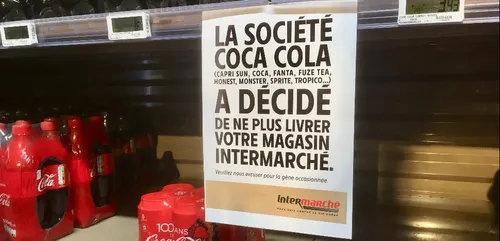 Coca-Cola contraint de reprendre ses livraisons à Intermarché
