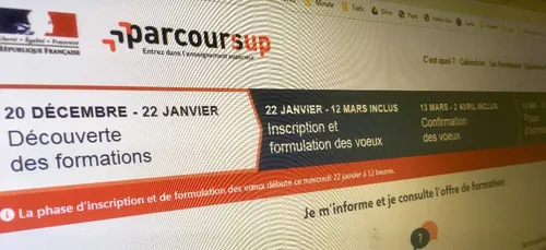 Parcoursup : les inscriptions démarrent ce mercredi
