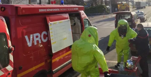 Fuite de produits toxiques à Hazebrouck, les pompiers en intervention