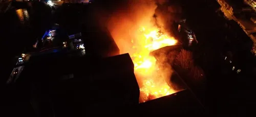 Impressionnant incendie cette nuit à Valenciennes