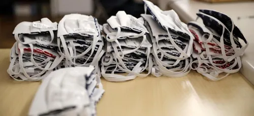 Lens : distribution des masques dans les bureaux de vote