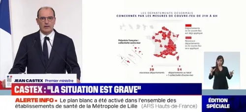 Covid-19 : le couvre-feu généralisé à tout le Nord, le...