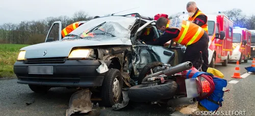 Encore un accident grave sur les routes de l'Oise