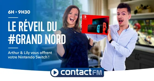 GAGNEZ VOTRE NINTENDO SWITCH SUR CONTACT FM !