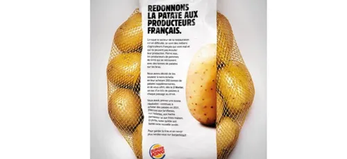 Burger King : pour toute commande au Drive , un kilo de pommes de...