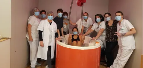 L'accouchement dans l'eau est désormais proposé à la maternité de...