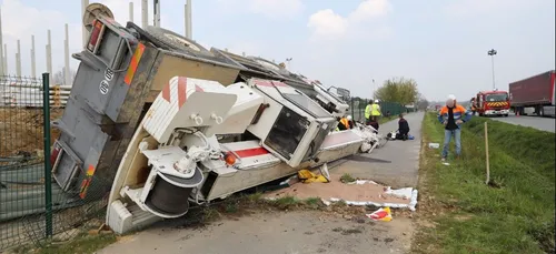 La chute d'un camion-grue fait un blessé grave dans l'Oise