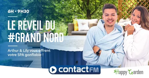 GAGNEZ VOTRE SPA GONFLABLE AVEC HAPPY-GARDEN.FR SUR CONTACT FM !
