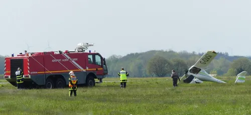 Un accident d'ULM sur la piste de l'aéroport Albert-Picardie