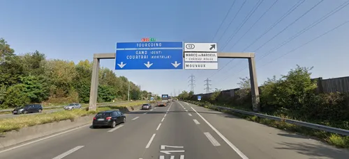 Métropole lilloise : des travaux commencent ce soir sur l'A22 entre...