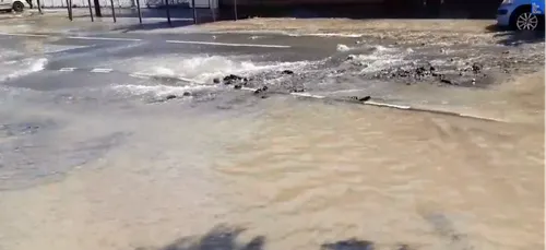 Inondation du boulevard Beaurepaire de Roubaix