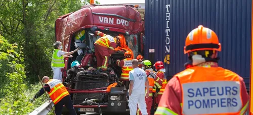 Carambolage sur l'A1 : un mort et plusieurs blessés d'après le...