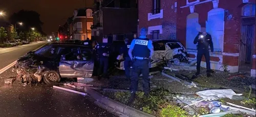 Amiens : spectaculaire accident chaussée Jules-Ferry ce matin