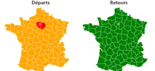 Premier week-end de départs en vacances sur les routes
