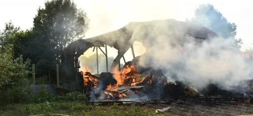 Incendie d'un hangar agricole dans l'Arrageois
