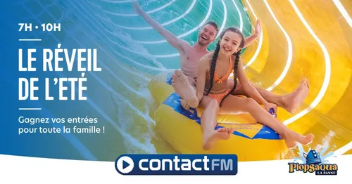 GAGNEZ VOS ENTRÉES A PLOPSAQUA POUR TOUTE LA FAMILLE SUR CONTACT FM !