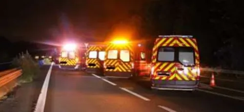 4 adolescentes en état d'urgence absolue après un accident sur l'A21