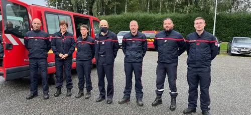 Des sapeurs-pompiers du Nord-Pas-de-Calais sont partis en renfort...