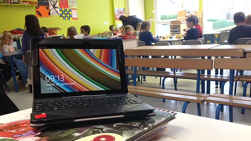 Des ordinateurs portables à l’école maternelle !