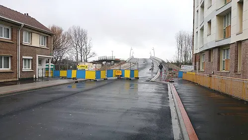 Le pont du Triangle ouvert… pour les piétons
