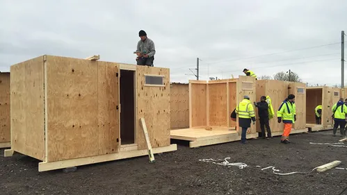 Le camp de la Linière est opérationnel