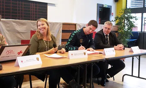 La Croix Rouge compte sur son parrain pour booster ses actions !