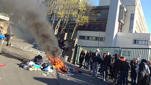 Manifestation des lycéens hier matin à Boulogne