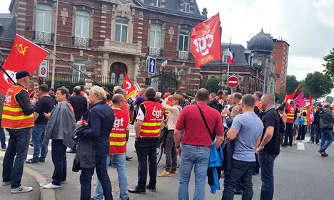 250 personnes ont manifesté ce matin contre la loi Travail