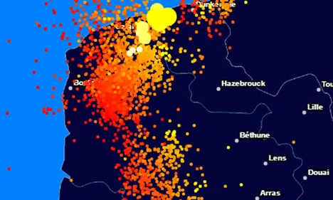 Une partie de la Flandre inondée cette nuit !