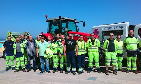 Les plages sont prêtes, il ne manque plus que l’été pour aller se...
