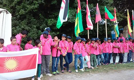 Ambiance de fête dimanche au village des enfants copains du monde !