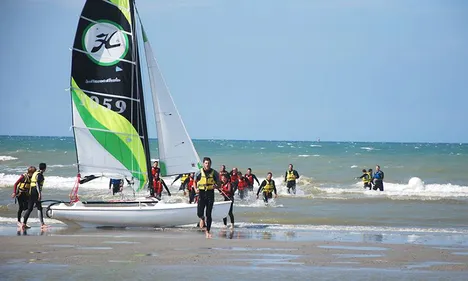 Du catamaran, du paddle et du kayak pour les joueurs de l'USDK