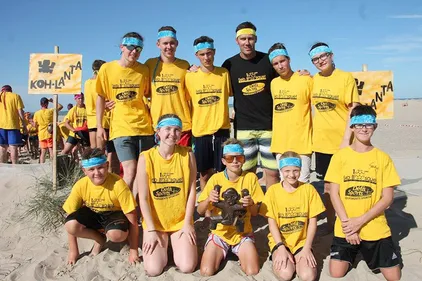 Sébastien Bosquet, sur le sable et sur le banc