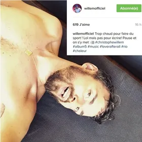 Christophe Willem en pleine écriture !