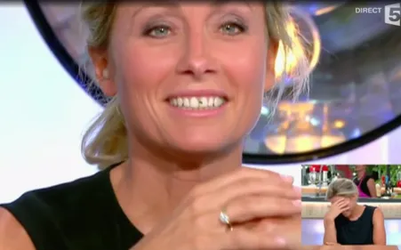 Instant gênant pour Anne-Sophie Lapix !