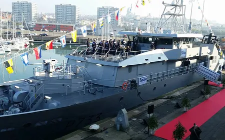 La Socarenam a livré le patrouilleur la "Confiance" à la Marine...
