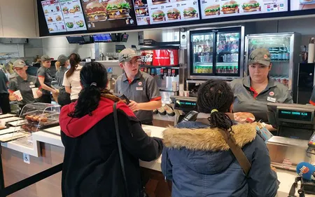 Ouverture du premier restaurant Burger King hier à Dunkerque