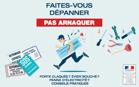 Attention aux arnaques des dépannages à domicile !