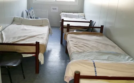 Le local grand froid du centre d’accueil et d’orientation est ouvert